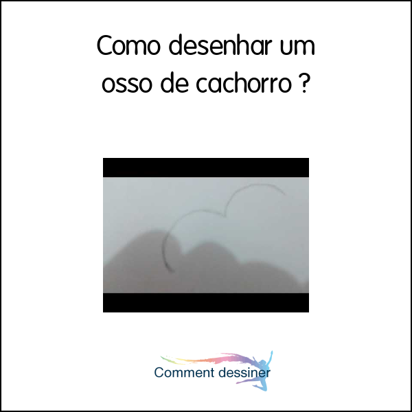 Como desenhar um osso de cachorro